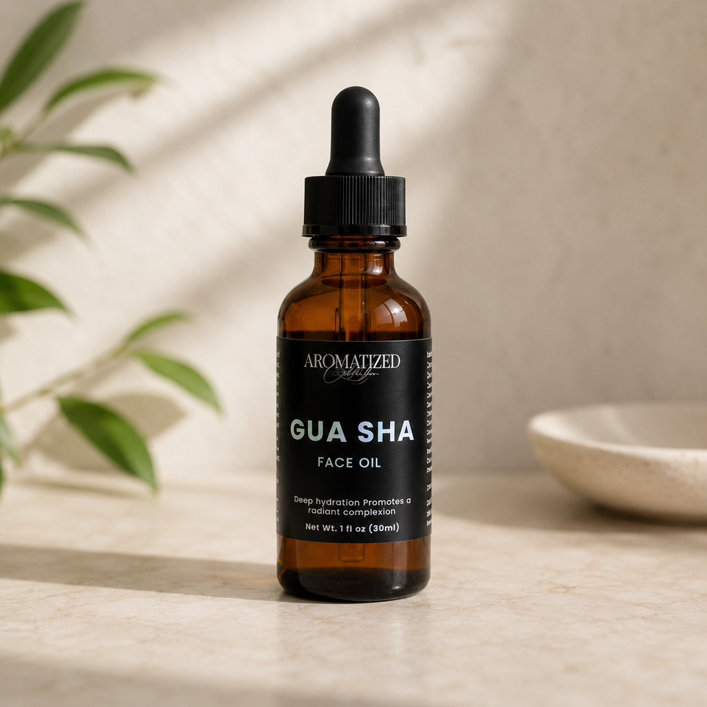 GlowNest Gua Sha Face Oil | Hydrating Facial Massage Oil