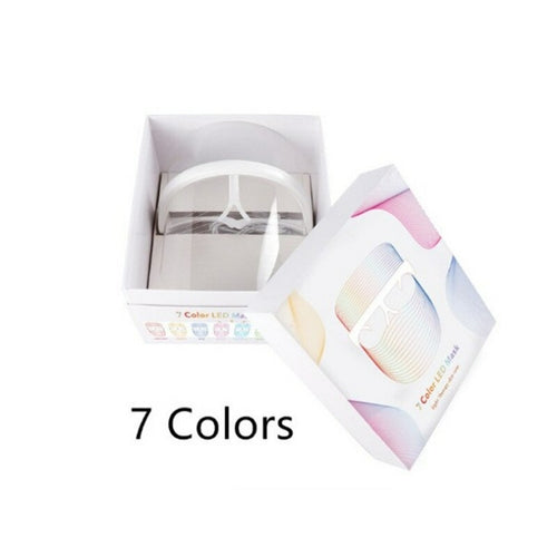 GlowNest 7-Color LED Light Therapy Mask | Red & Blue Light Facial Treatment